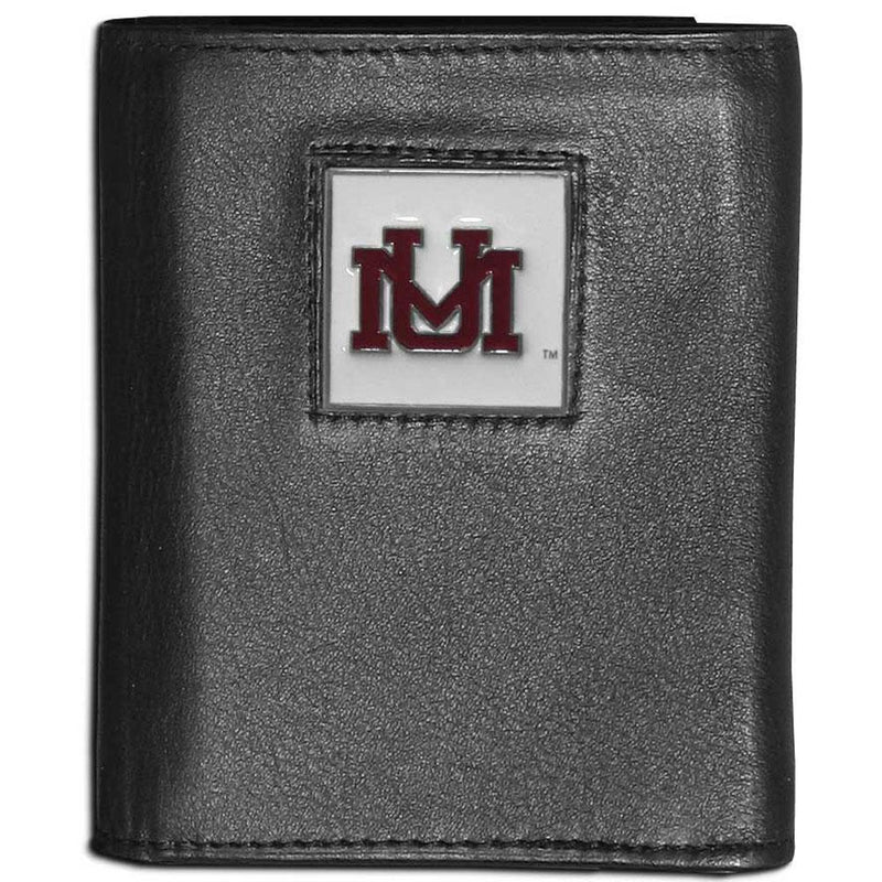 NCAA - Montana Grizzlies Leather Tri-fold Wallet-Wallets & Checkbook Covers,Tri-fold Wallets,Tri-fold Wallets,College Tri-fold Wallets-JadeMoghul Inc.