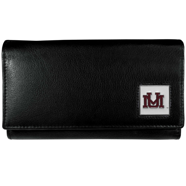 NCAA - Montana Grizzlies Leather Women's Wallet-Wallets & Checkbook Covers,Women's Wallets,College Women's Wallets-JadeMoghul Inc.