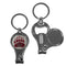 NCAA - Montana Grizzlies Nail Care/Bottle Opener Key Chain-Key Chains,3 in 1 Key Chains,College 3 in 1 Key Chains-JadeMoghul Inc.