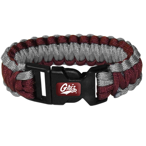 NCAA - Montana Grizzlies Survivor Bracelet-Jewelry & Accessories,Bracelets,Survivor Bracelets,College Survivor Bracelets-JadeMoghul Inc.