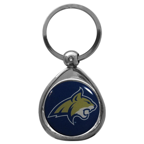 NCAA - Montana St. Bobcats Chrome Key Chain-Key Chains,Chrome Key Chains,College Chrome Key Chains-JadeMoghul Inc.