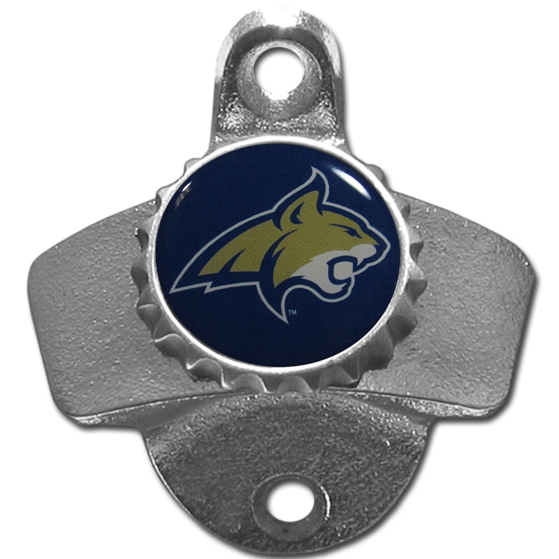 NCAA - Montana St. Bobcats Wall Mounted Bottle Opener-Home & Office,Wall Mounted Bottle Openers,College Wall Mounted Bottle Openers-JadeMoghul Inc.