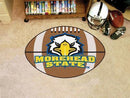 Round Rugs For Sale NCAA Morehead State Football Ball Rug 20.5"x32.5"