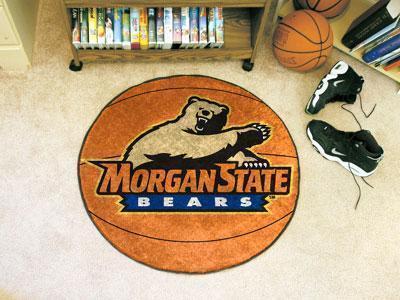 Round Rugs NCAA Morgan State Basketball Mat 27" diameter