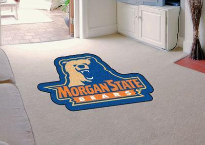 Custom Area Rugs NCAA Morgan State Mascot Custom Shape Mat
