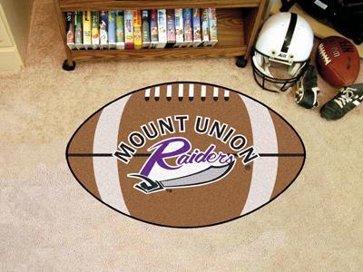 Cheap Rugs For Sale NCAA Mount Union Football Ball Rug 20.5"x32.5"