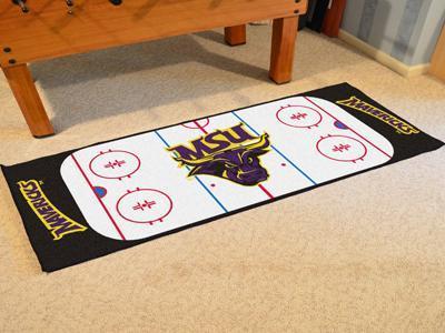 Kitchen Runner Rugs NCAA MSU Mankato Rink Runner Mat 30"x72" 30"x72"