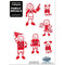 NCAA - N. Carolina St. Wolfpack Family Decal Set Small-Automotive Accessories,Decals,Family Character Decals,Small Family Decals,College Small Family Decals-JadeMoghul Inc.