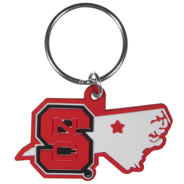 NCAA - N. Carolina St. Wolfpack Home State Flexi Key Chain-Missing-JadeMoghul Inc.