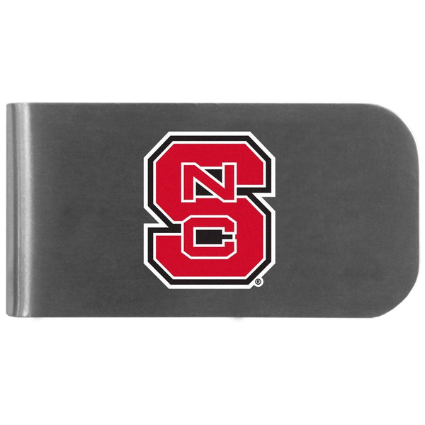 NCAA - N. Carolina St. Wolfpack Logo Bottle Opener Money Clip-Wallets & Checkbook Covers,College Wallets,N. Carolina St. Wolfpack Wallets-JadeMoghul Inc.