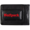 NCAA - N. Carolina St. Wolfpack Logo Leather Cash and Cardholder-Wallets & Checkbook Covers,College Wallets,N. Carolina St. Wolfpack Wallets-JadeMoghul Inc.