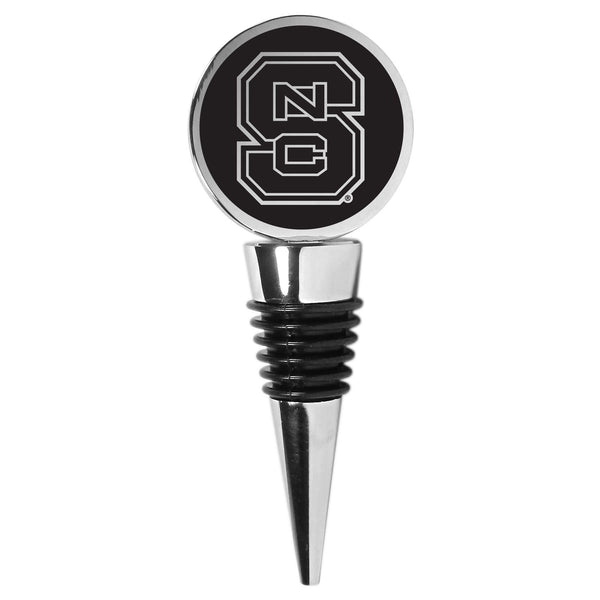 NCAA - N. Carolina St. Wolfpack Wine Stopper-Tailgating & BBQ Accessories,Wine Accessories,Wine Stopper,College Wine Stopper-JadeMoghul Inc.