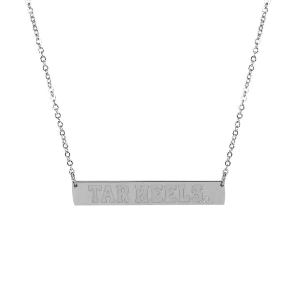 NCAA - N. Carolina Tar Heels Bar Necklace-Jewelry & Accessories,College Jewelry,College Necklaces,Bar Necklaces-JadeMoghul Inc.