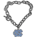 NCAA - N. Carolina Tar Heels Charm Chain Bracelet-Jewelry & Accessories,Bracelets,Charm Chain Bracelets,College Charm Chain Bracelets-JadeMoghul Inc.