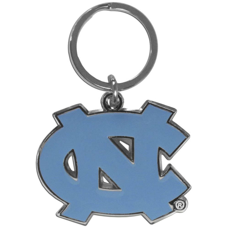 NCAA - N. Carolina Tar Heels Enameled Key Chain-Key Chains,Chrome and Enameled Key Chains,College Chrome and Enameled Key Chains-JadeMoghul Inc.