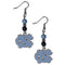 NCAA - N. Carolina Tar Heels Fan Bead Dangle Earrings-Jewelry & Accessories,Earrings,Fan Bead Earrings,College Fan Bead Earrings-JadeMoghul Inc.