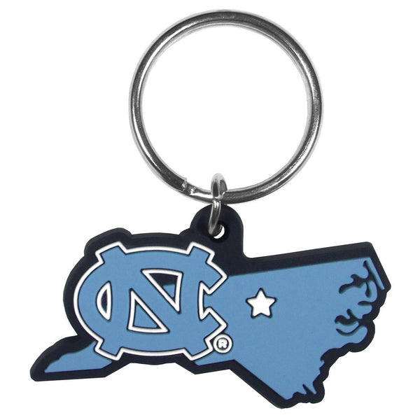NCAA - N. Carolina Tar Heels Home State Flexi Key Chain-Missing-JadeMoghul Inc.
