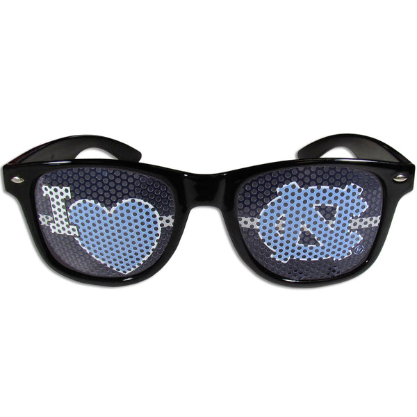 NCAA - N. Carolina Tar Heels I Heart Game Day Shades-Sunglasses, Eyewear & Accessories,Sunglasses,Game Day Shades,I Heart Game Day Shades,College I Heart Game Day Shades-JadeMoghul Inc.