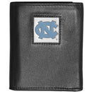 NCAA - N. Carolina Tar Heels Leather Tri-fold Wallet-Wallets & Checkbook Covers,Tri-fold Wallets,Tri-fold Wallets,College Tri-fold Wallets-JadeMoghul Inc.