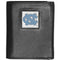 NCAA - N. Carolina Tar Heels Leather Tri-fold Wallet-Wallets & Checkbook Covers,Tri-fold Wallets,Tri-fold Wallets,College Tri-fold Wallets-JadeMoghul Inc.