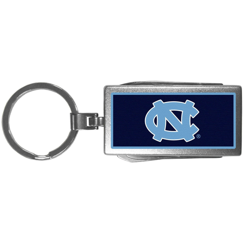 NCAA - N. Carolina Tar Heels Multi-tool Key Chain, Logo-Key Chains,College Key Chains,N. Carolina Tar Heels Key Chains-JadeMoghul Inc.