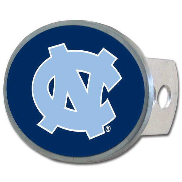 NCAA - N. Carolina Tar Heels Oval Metal Hitch Cover Class II and III-Automotive Accessories,Hitch Covers,Oval Metal Hitch Covers Class III,College Oval Metal Hitch Covers Class III-JadeMoghul Inc.