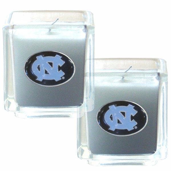 NCAA - N. Carolina Tar Heels Scented Candle Set-Home & Office,Candles,Candle Sets,College Candle Sets-JadeMoghul Inc.