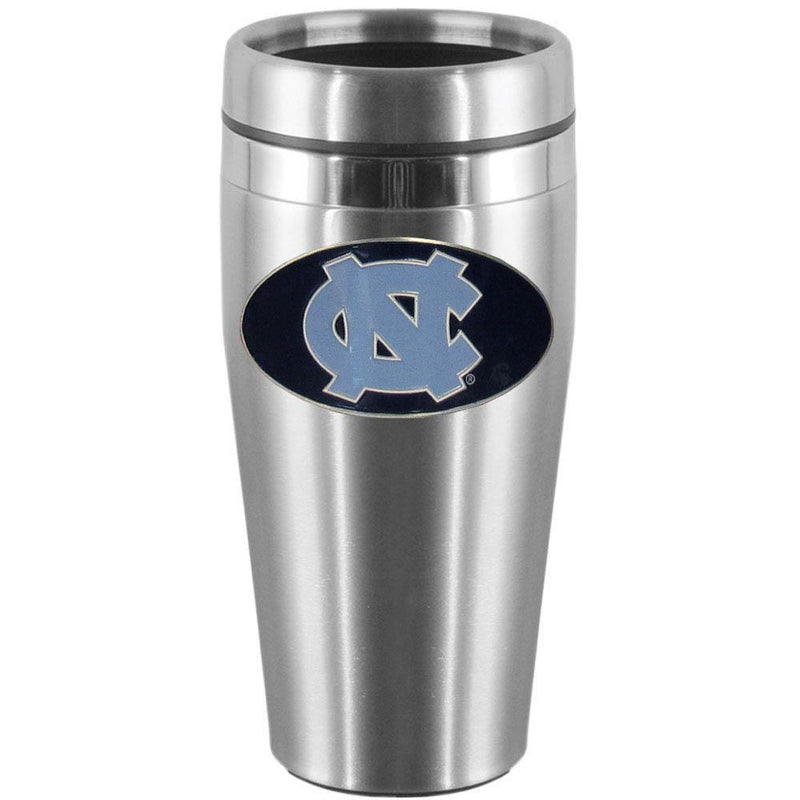NCAA - N. Carolina Tar Heels Steel Travel Mug-Beverage Ware,Travel Mugs,Steel Travel Mugs w/Handle,College Steel Travel Mugs with Handle-JadeMoghul Inc.