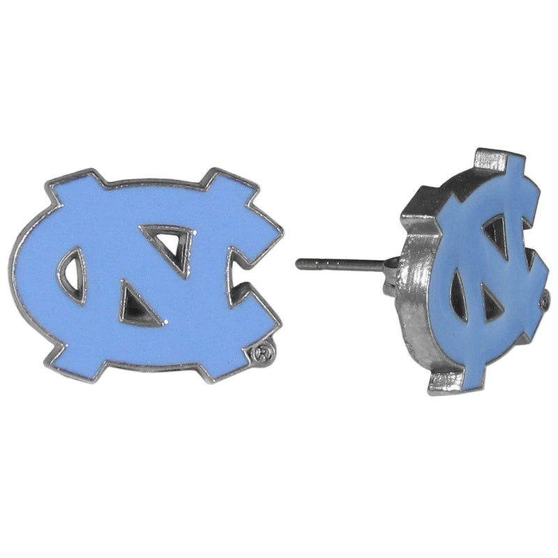 NCAA - N. Carolina Tar Heels Stud Earrings-Jewelry & Accessories,Earrings,Stud Earrings,College Stud Earrings-JadeMoghul Inc.