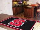 5x8 Rug NCAA NC State 5'x8' Plush Rug