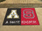 Custom Rugs NCAA NC State Appalachian State Divided Rug 33.75"x42.5"
