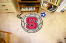 Round Entry Rugs NCAA NC State Soccer Ball 27" diameter