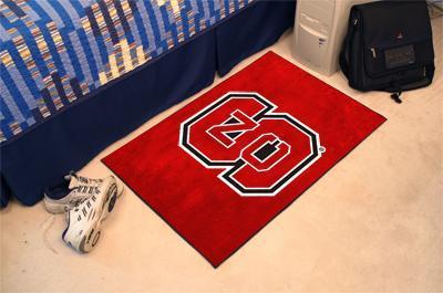 Indoor Outdoor Rugs NCAA NC State Starter Rug 19"x30"