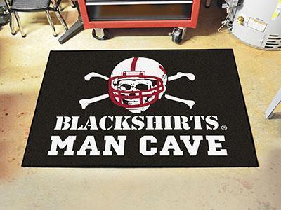 Mat Best NCAA Nebraska Blackshirts Man Cave All-Star Mat 33.75"x42.5"