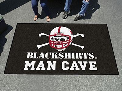 Outdoor Rug NCAA Nebraska Blackshirts Man Cave UltiMat 5'x8' Rug