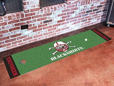 Runner Rugs NCAA Nebraska Blackshirts Putting Green Runner 18"x72" Golf Accessories