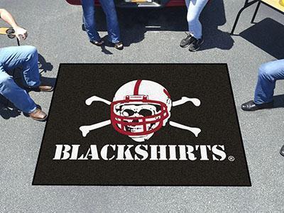 BBQ Accessories NCAA Nebraska Blackshirts Tailgater Rug 5'x6'