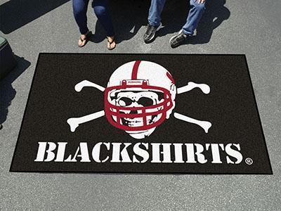 Outdoor Rugs NCAA Nebraska Blackshirts Ulti-Mat