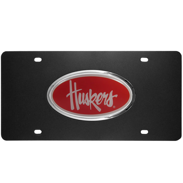 NCAA - Nebraska Cornhuskers Acrylic License Plate-Automotive Accessories,License Plates,Collector's License Plates,College Acrylic License Plates-JadeMoghul Inc.