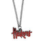 NCAA - Nebraska Cornhuskers Chain Necklace with Small Charm-Jewelry & Accessories,Necklaces,Chain Necklaces,College Chain Necklaces-JadeMoghul Inc.
