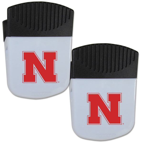NCAA - Nebraska Cornhuskers Chip Clip Magnet with Bottle Opener, 2 pack-Other Cool Stuff,College Other Cool Stuff,Nebraska Cornhuskers Other Cool Stuff-JadeMoghul Inc.