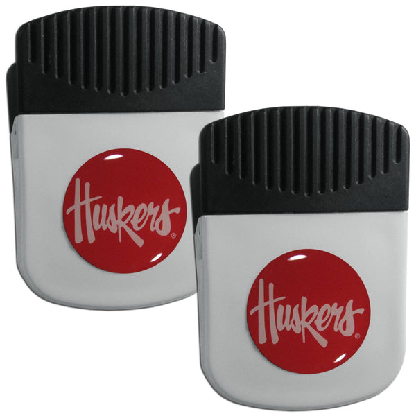 NCAA - Nebraska Cornhuskers Clip Magnet with Bottle Opener, 2 pack-Other Cool Stuff,College Other Cool Stuff,Nebraska Cornhuskers Other Cool Stuff-JadeMoghul Inc.