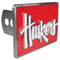 NCAA - Nebraska Cornhuskers Hitch Cover Class II and Class III Metal Plugs-Automotive Accessories,Hitch Covers,Cast Metal Hitch Covers Class II & III,College Cast Metal Hitch Covers Class II & III-JadeMoghul Inc.