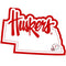 NCAA - Nebraska Cornhuskers Home State Decal-Automotive Accessories,Decals,Home State Decals,College Home State Decals-JadeMoghul Inc.