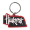 NCAA - Nebraska Cornhuskers Home State Flexi Key Chain-Key Chains,College Key Chains,College Home State Flexi Key Chains-JadeMoghul Inc.