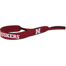 NCAA - Nebraska Cornhuskers Neoprene Sunglass Strap-Sunglasses, Eyewear & Accessories,Sunglass Straps,College Sunglass Straps-JadeMoghul Inc.