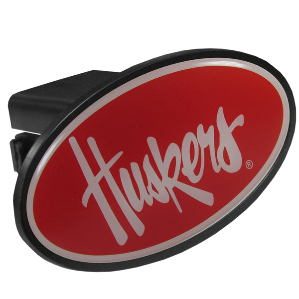 NCAA - Nebraska Cornhuskers Plastic Hitch Cover Class III-Automotive Accessories,Hitch Covers,Plastic Hitch Covers Class III,College Plastic Hitch Covers Class III-JadeMoghul Inc.