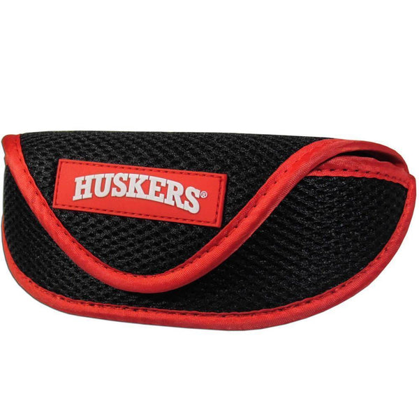 NCAA - Nebraska Cornhuskers Sport Sunglass Case-Sunglasses, Eyewear & Accessories,Sunglass Cases,Sport Eyewear Cases,College Sport Eyewear Cases-JadeMoghul Inc.