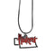 NCAA - Nebraska Cornhuskers State Charm Necklace-Jewelry & Accessories,Necklaces,State Charm Necklaces,College State Charm Necklaces-JadeMoghul Inc.