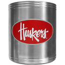 NCAA - Nebraska Cornhuskers Steel Can Cooler-Beverage Ware,Can Coolers,College Can Coolers-JadeMoghul Inc.